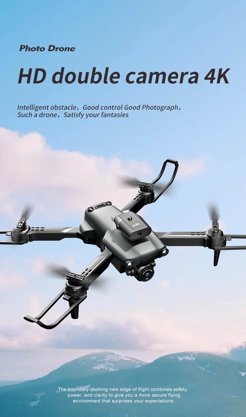 Novo 809 Drone - 4K HD camera WIFI FPV optical flow 360 degree obstacle avoidance foldable four axis RC helicopter toy 28 Novo 809 Drone, photo drone hd double camera 4k intelligent obstacle, good control