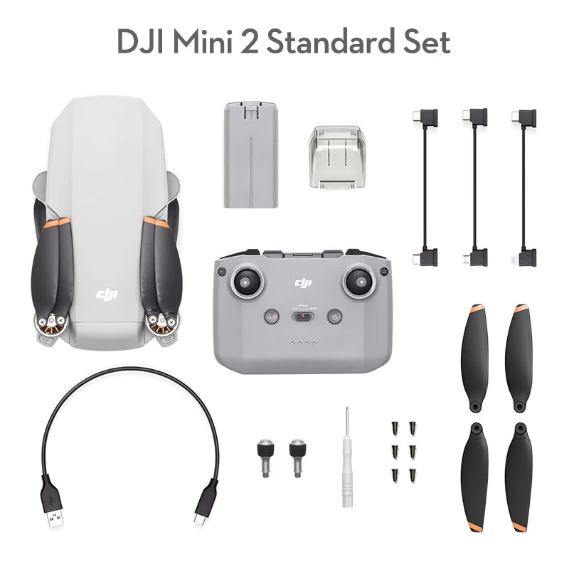 DJI Mini 2 camera Drones 4K HD Camera Professional GPS Quadcopter 10km Transmission Distance DJI Mavic Mini 2 FCC 5.8G Brand New Professional Camera Drone 18 under the guarantee of intelligent return, the aircraft will automatically return to the take-off point and