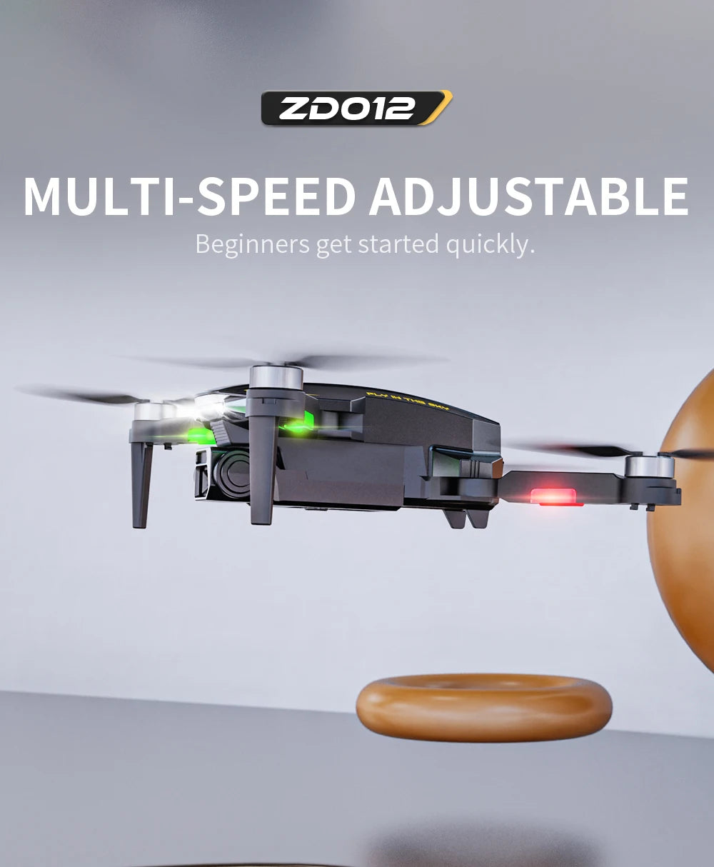 ZD012 Drone, Mini drone for beginners with adjustable propellers and compact design