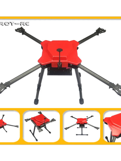 Kit de estrutura multirotor Tarot TL4Q770 - Kit de estrutura de fibra de carbono de 4 eixos para aeronaves QuadcopterUAV/quad-eixo/drone dobrável lateral