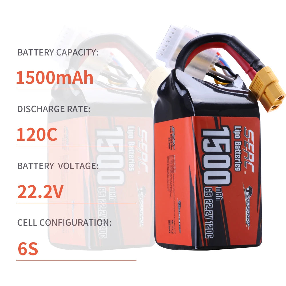 DISCHARGE RATE: 120C 5 BATTERY VOLTAGE: