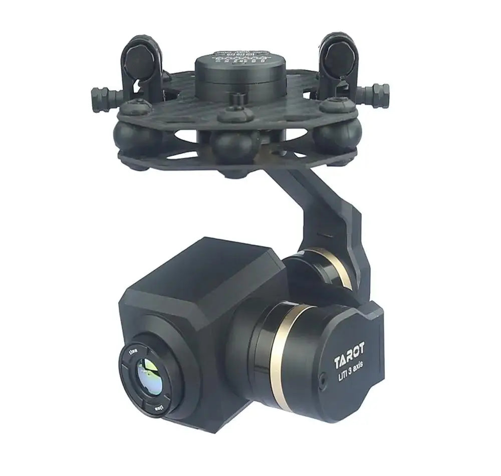 Tarot 3 Axis Brushless Gimbal, the gimbal supports wide voltage 3-6S input; 2.Mechanical three-