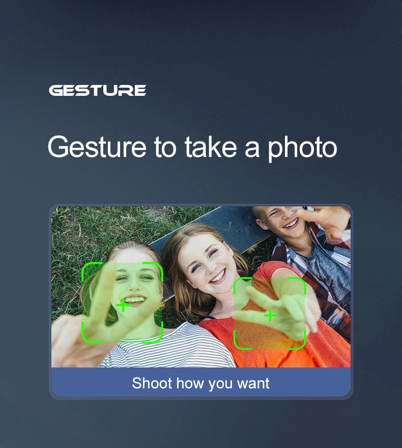 S8 Drone - 4K HD WIFI FPV Drone Dual Camera Height Hold RC Foldable Quadcopter Dron Rc Helicopter Drone Gift Toy 28 S8 Drone, gestu?e gesture to take a photo shoot how you