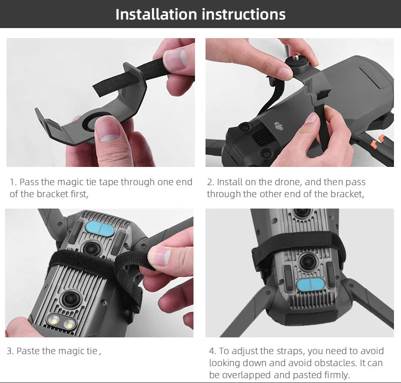 Photography Kit Mount Bracket for DJI Mavic 3/3 Classic Drone Top Extension Camera Flying Photography Kit Mount Bracket for Gopro 8/7/6 Insta360 Camera 13 Mount Bracket for DJI Mavic