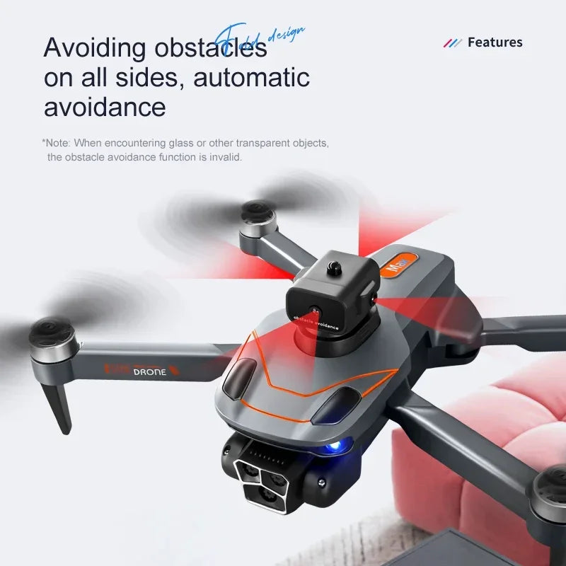 S115 Drone - 8K Professinal With Three Camera Wide Angle Optical Flow Localization Four-way Obstacle Avoidance Quadcopter