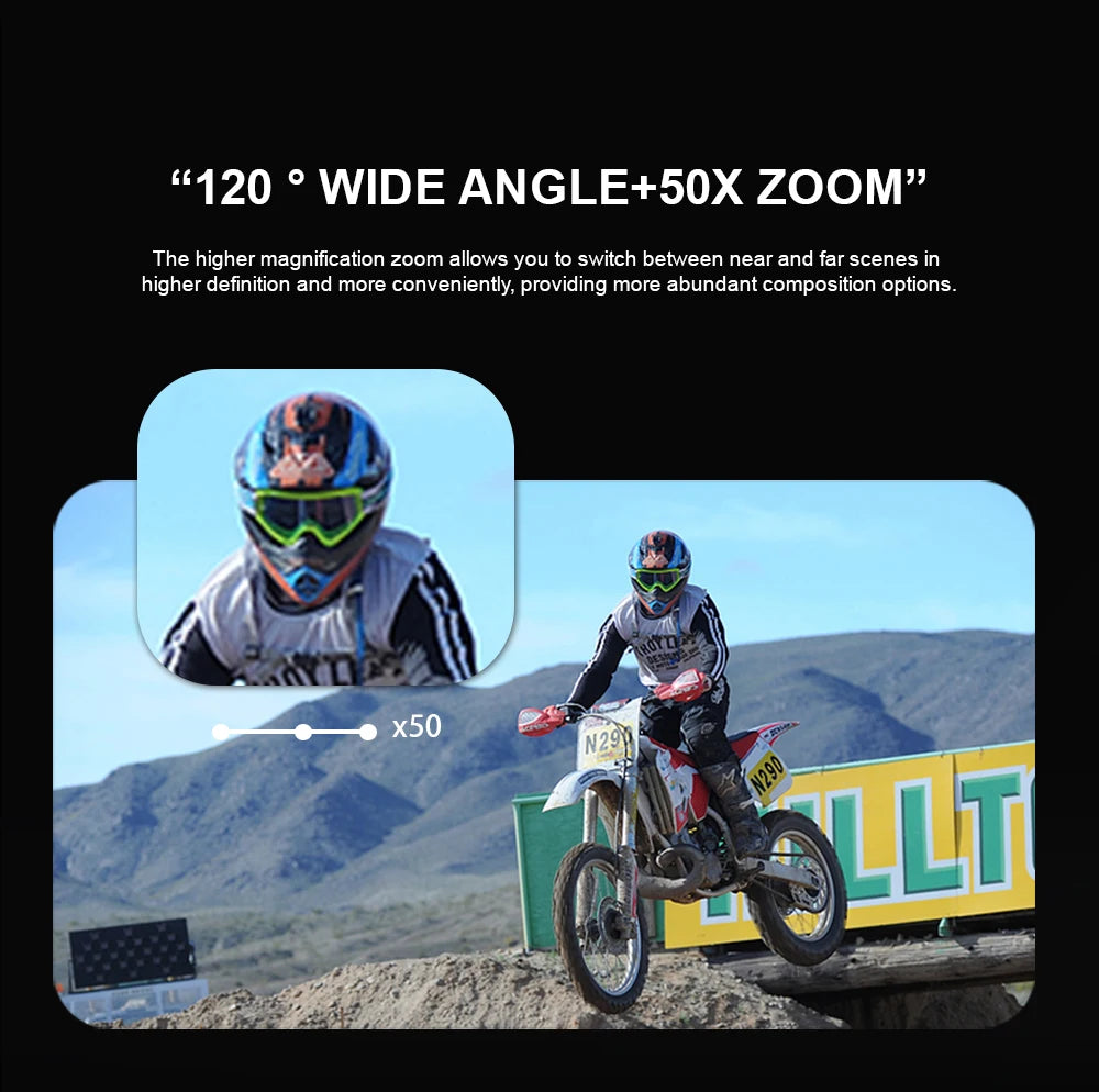 F194 Mini GPS Drone, higher magnification zoom allows you to switch between near and far scenes in higher definition .