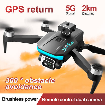 S132 Drone, GPS return 5G Zkm Signal Distance Hd 360 0 obstacle