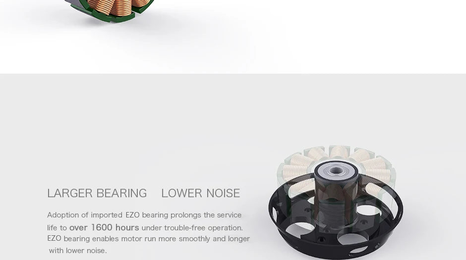 T-MOTOR U3 KV700 Outrunner Brushless Motor For FPV UAV Aircraft Multirotor Copter Drones Rotors 12 T-MOTOR, LARGER BEARING LOWER NOISE Adoption of imported EZO bearing