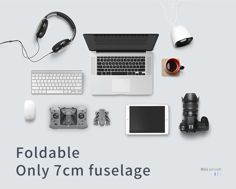 QJ KY905 Mini Drone, foldable only 7cm fuselage mini