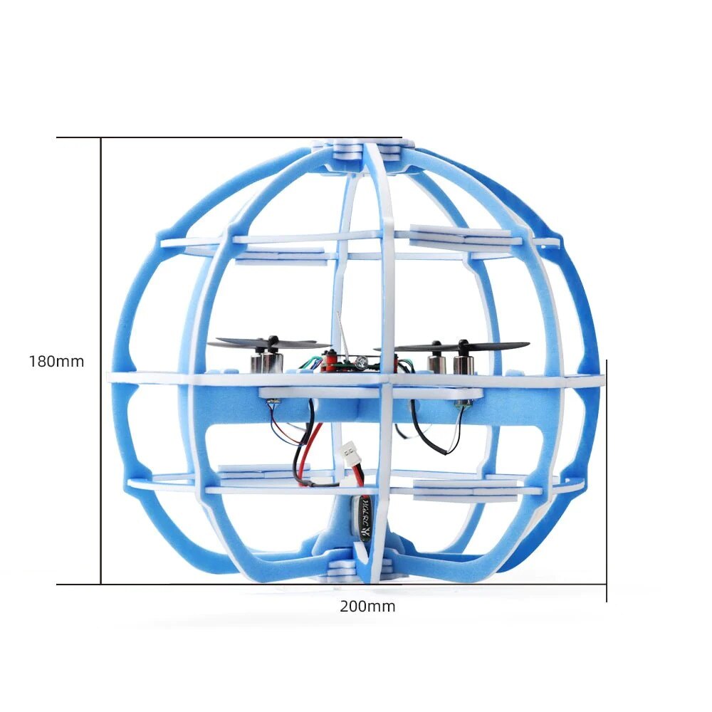 HGLRC A200 Soccer Ball Drone - DIY Soccer Drone For RC FPV Quadcopter Freestyle Drone Education Child Toys Gift