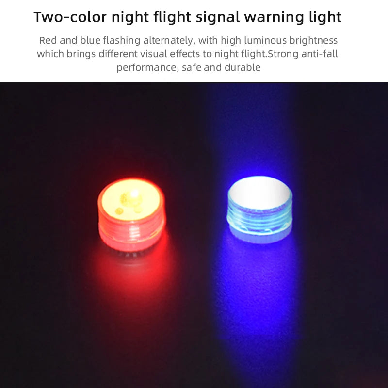 Night Flight LED, two-color night flight signal warning light Red and blue flashing alternately . high 