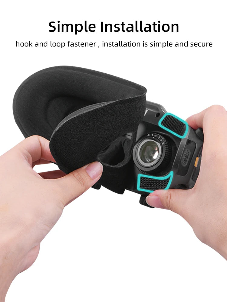 Comfortable Sponge Mask for DJI  AVATA Goggles 2, Simple Installation hook and loop fastener installation is simple and
