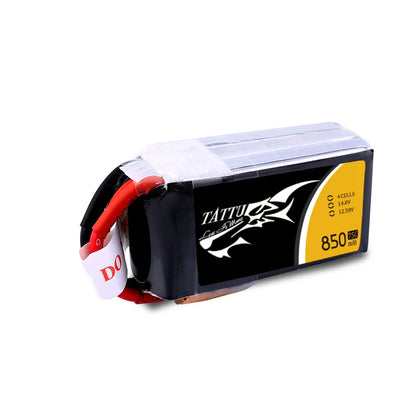 4 قطعة TATTU 11.1/14.8V 3S/4S 850mAh 75C Lipo بطارية ل RC مروحية كوادكوبتر FPV سباق طائرة بدون طيار