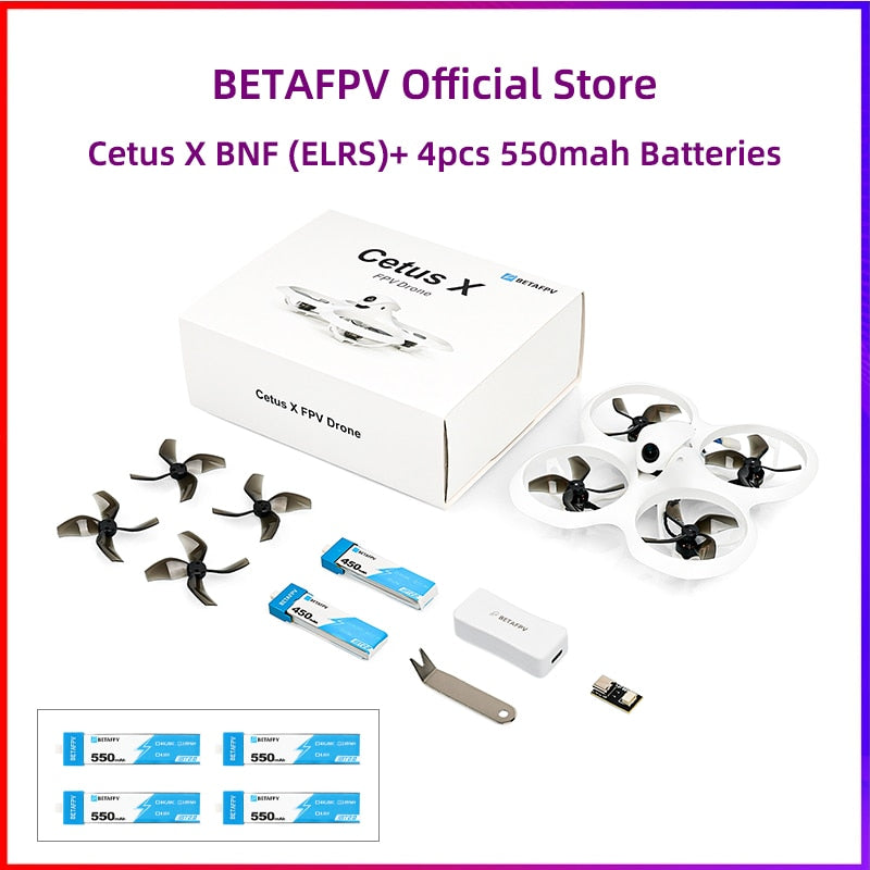 BETAFPV Official Store Cetus X BNF (ELRS)+ 4p