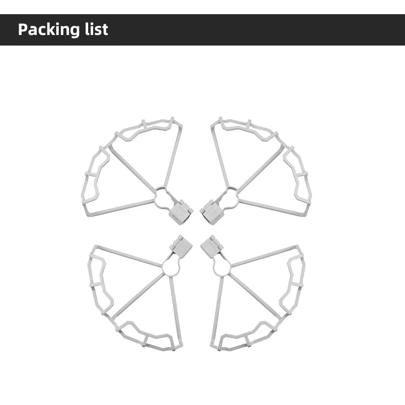 Propeller Guard for DJI Mini 3 Pro Drone - Propellers Protector Props Cover Wing Fan Bumper Cage Protective Ring Drone Accessories 30 Propeller Guard for DJI Mini 3 Pro Drone, the semi-enclosed protective ring fully wraps the blades to prevent the blade