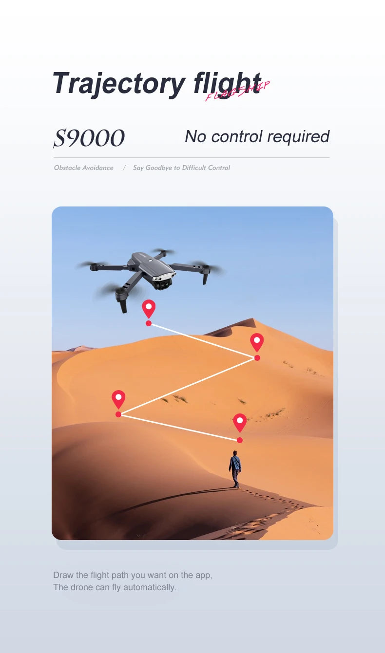 S9000 Drone, the drone can fly automatically without a human intervention . the drone