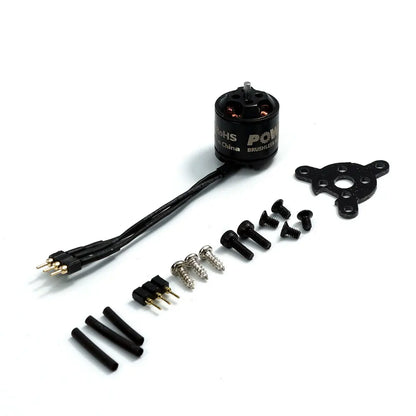 PowerX MC1106 3800KV 1S–2S Brushless Motor Kit with 5A ESC + 5030 Prop + Mount for Micro RC Plane & FPV Drone