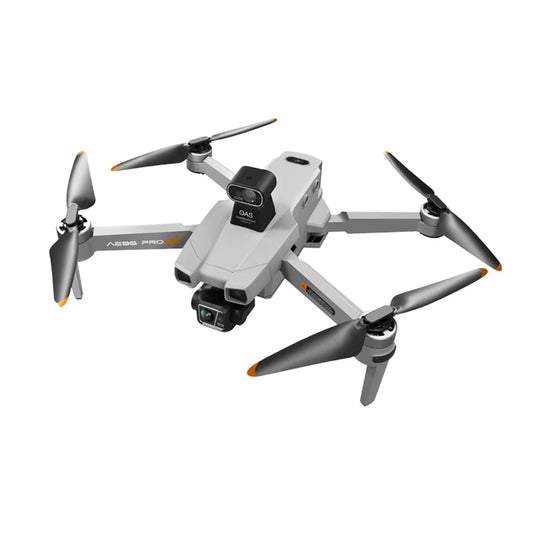 Drone AE86 Pro Max-GPS 4K caméra HD, caméra panoramique et inclinable mécanique à trois axes, Laser sans balais, évitement d'obstacles, jouets
