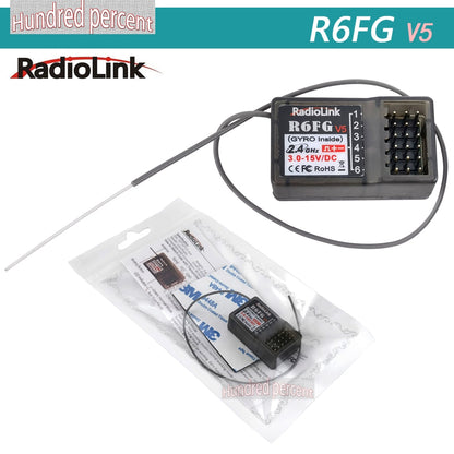 Radiolink 2.4GHz 6CH Receiver, RGFG V5 RadioLink RadioLink R6FG v5 2 (GY