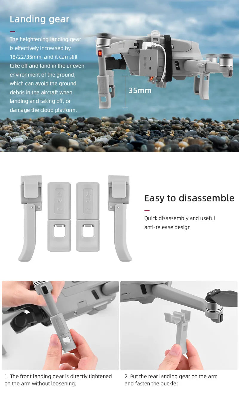 Airdrop System for DJI Mavic 3/2 Pro Zoom AIR 2 Mini 2/Mini 3 Drone Fishing Bait Wedding Ring Gift Deliver Life Rescue Thrower 21 the heightening landing gear is effectively increased by 18/22/35mnm .