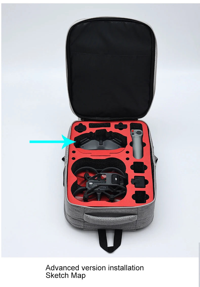For DJI Avata Backpack, Advanced Sketch Map installation