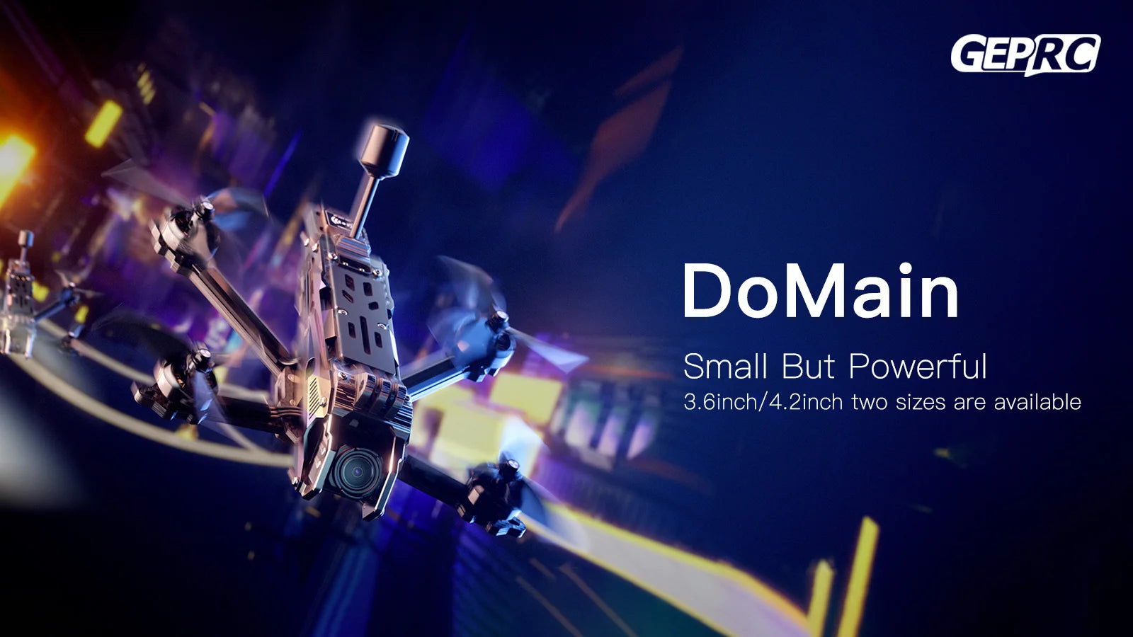GEPRC DoMain4.2 HD O3 Freestyle FPV - 4.2 inch Freestyle Drone SPEEDX2 2105.5 2650KV FC F722 SE E55A 32Bit 4IN1 ESC DIY RC Quadcopter 7 GEPRC DoMain4.2 HD O3 Freestyle FPV, GEPRC DoMain Small But Powerful 3.6inch/4.2inch two sizes are