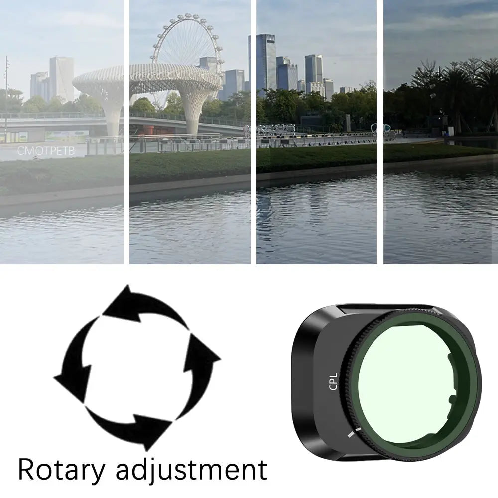 Aluminum Alloy Filter Set for DJI Mini 4 Pro Filter Camera - Optical Glass ND8/16/32/64 CPL Polarizer Nd Filters Accessoires 8 Aluminum Alloy Filter Set for DJI Mini 4 Pro Filter Camera SPECIF