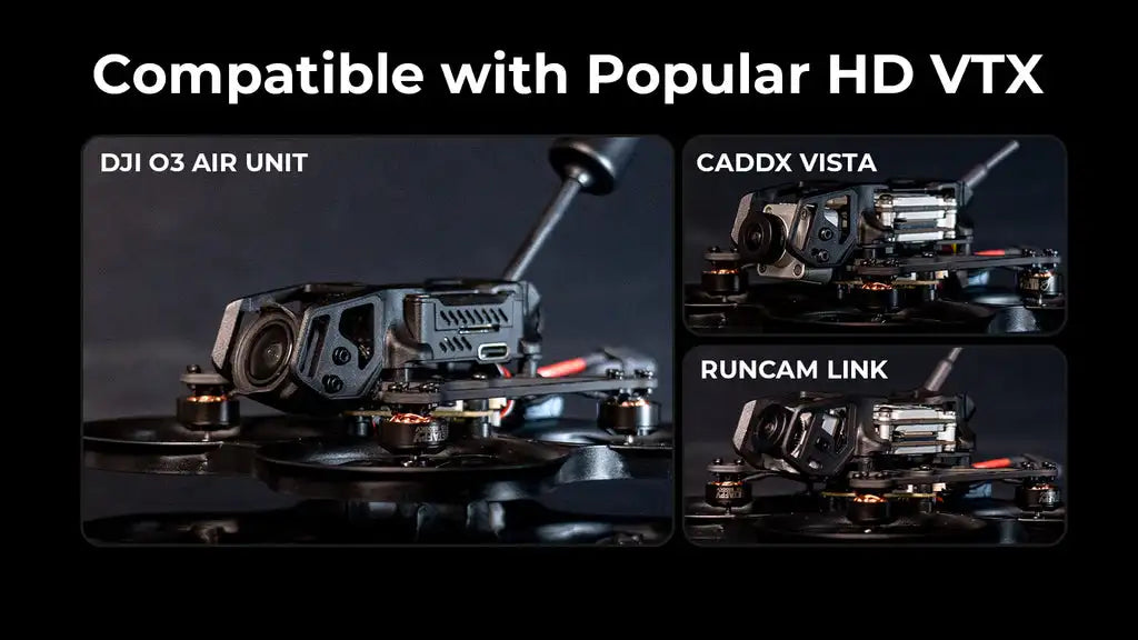 BETAFPV Pavo20 Brushless BWhoop Frame, Compatible with Popular HD VTX DJI 03 AIR UNIT CADDX VIS