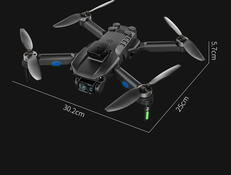 H9 Drone, GENAI Professional H9 Pro Drone Foldable/Proable HD RC Quadc