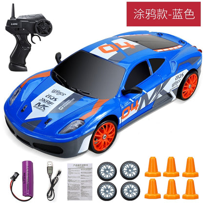 2.4G High speed Drift Rc Car - 4WD Toy Remote Control AE86 Model GTR Vehicle Car RC Racing Cars Toy for Children Christmas Gifts