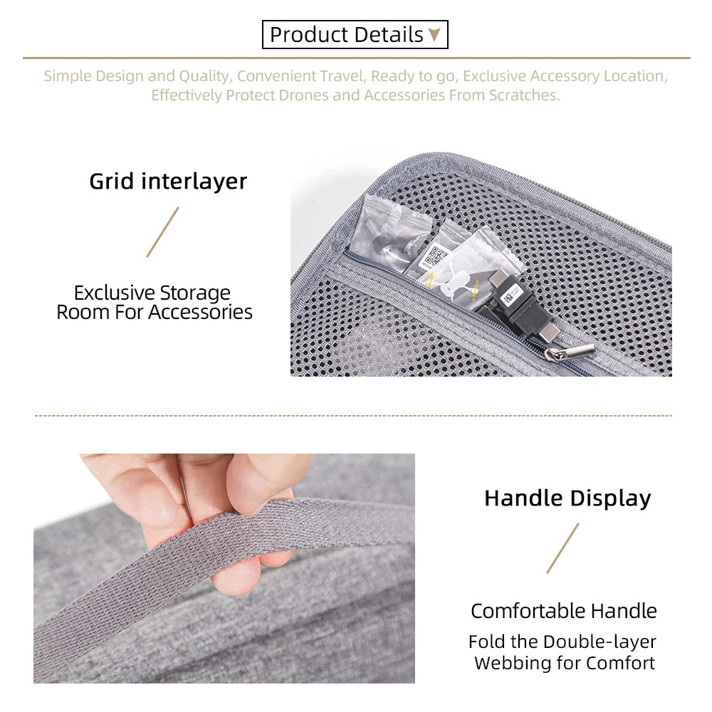 For DJI Mini 3 Pro/Mini 3 Storage Case - For DJI RC/RC N1 Remote Control Battery Compatibility Bag Accessories for DJI Mini 3 Pro 15 For DJI Mini 3 Pro/Mini 3 Storage Case, g0, Exclusive Accessory Location; Effectively Protect Drones and Accessories From