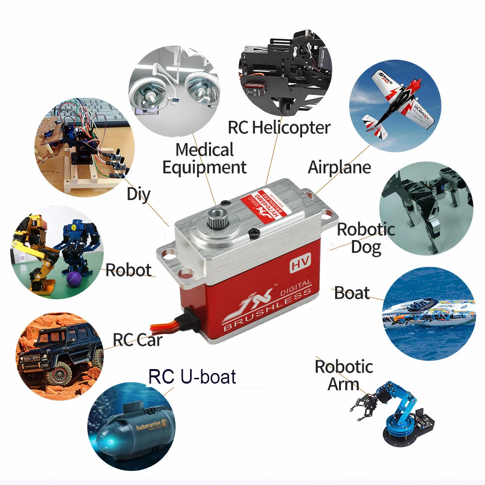 JX Servo, RC Helicopter Medical Equipment Airplane Diy 7S Robotic Robot Boat 
