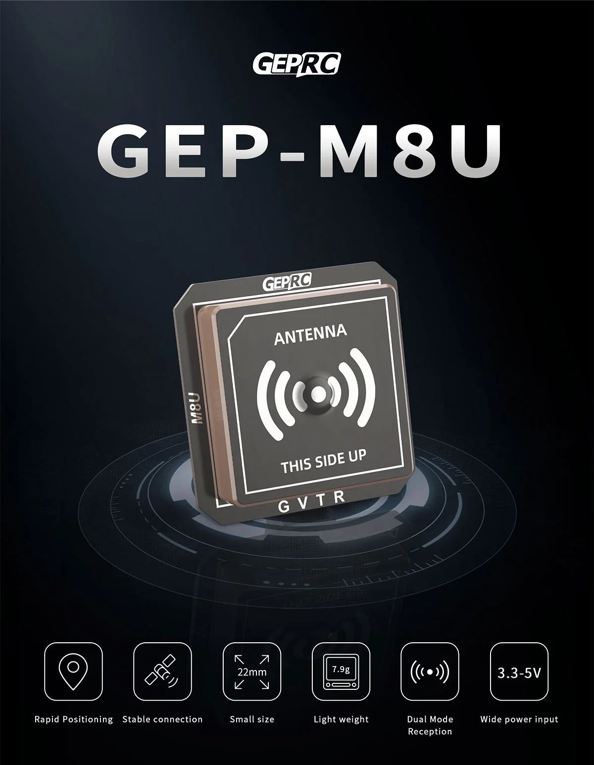GEPRC GEP-M8U GPS, GEPRC GEP-M8U