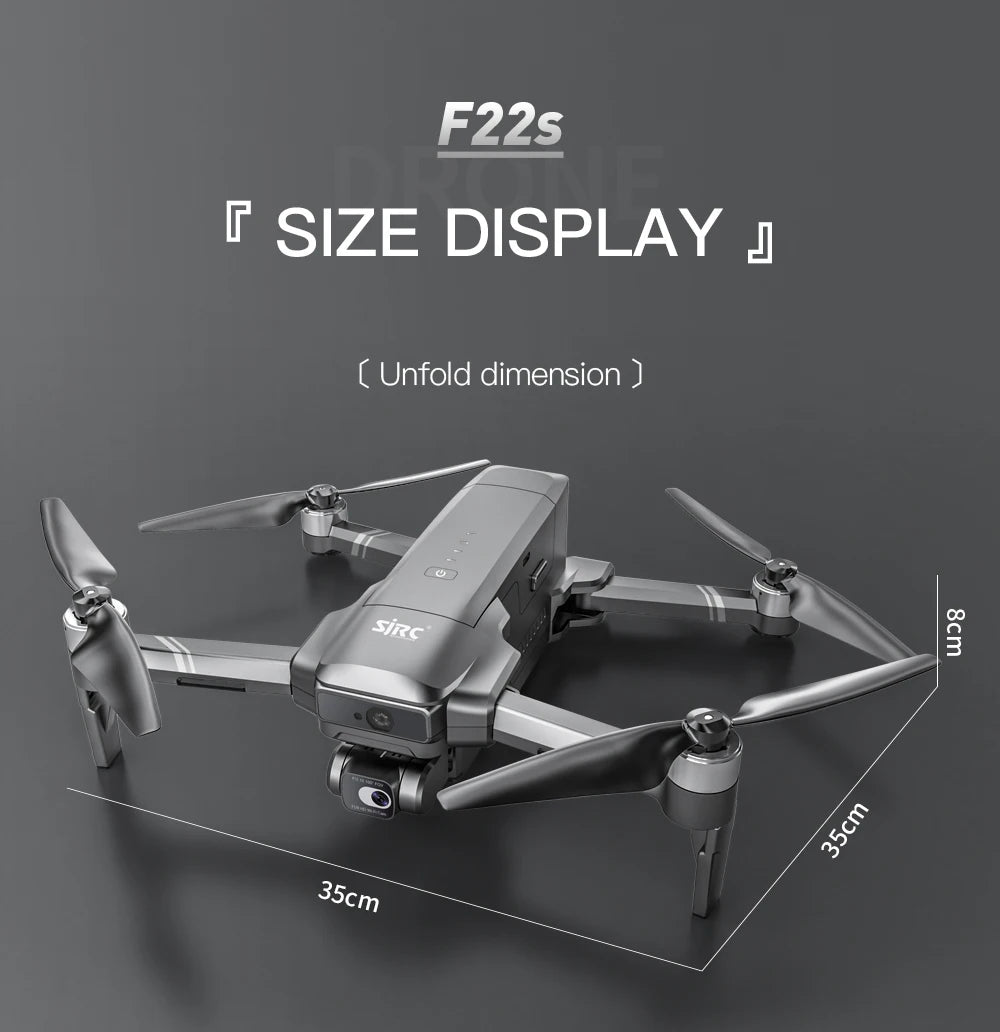 SJRC F22S 4K HD PRO Drone with 4K camera features :