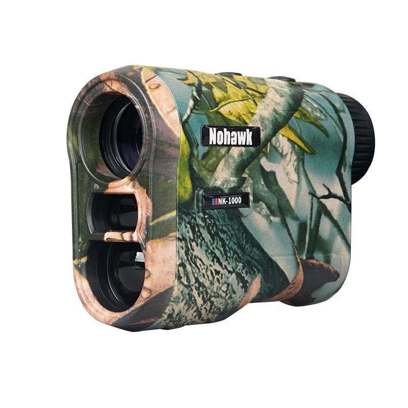 Nohawk 1000m Hunting Laser Rangefinder, USB-C Rechargeable, Target Acquisition, Golf Flag Lock, Class 1 Laser