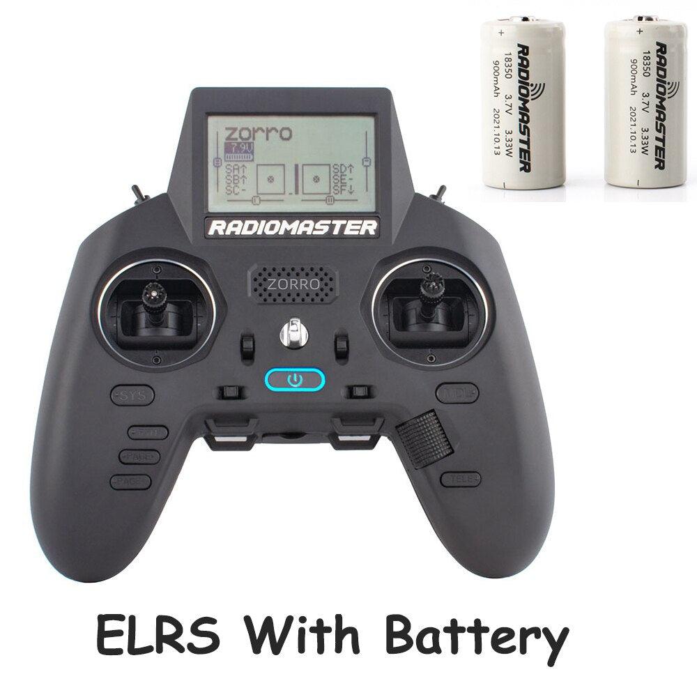 RadioMaster Zorro with Battery Hall Handle Remote Control CC2500 JP4IN1 Multi-Protocol ELRS TX High Frequency Configurations - RCDrone
