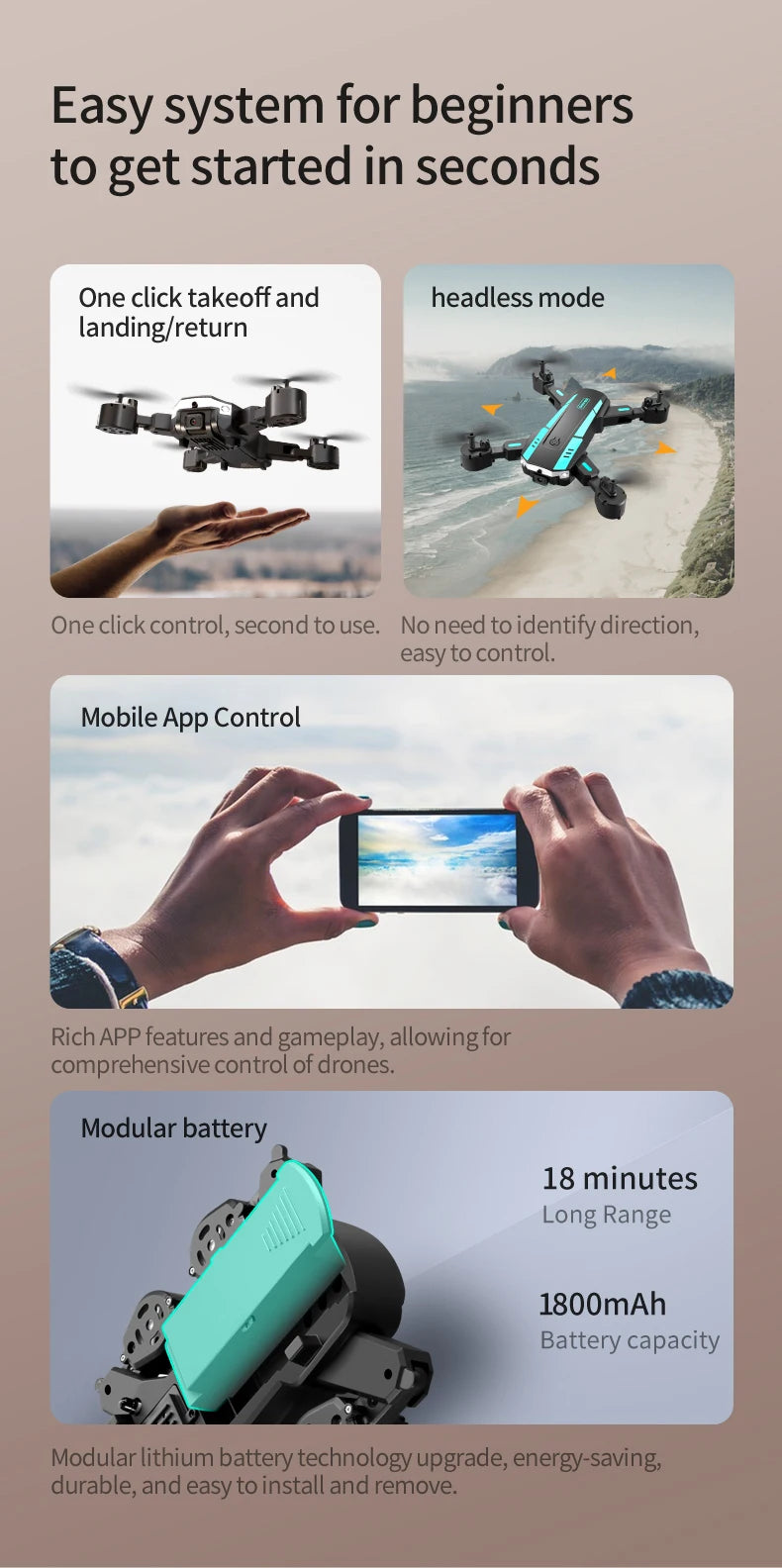 T6 Drone, mobile app control features and gameplay for comprehensive control of drones . easy to install and remove