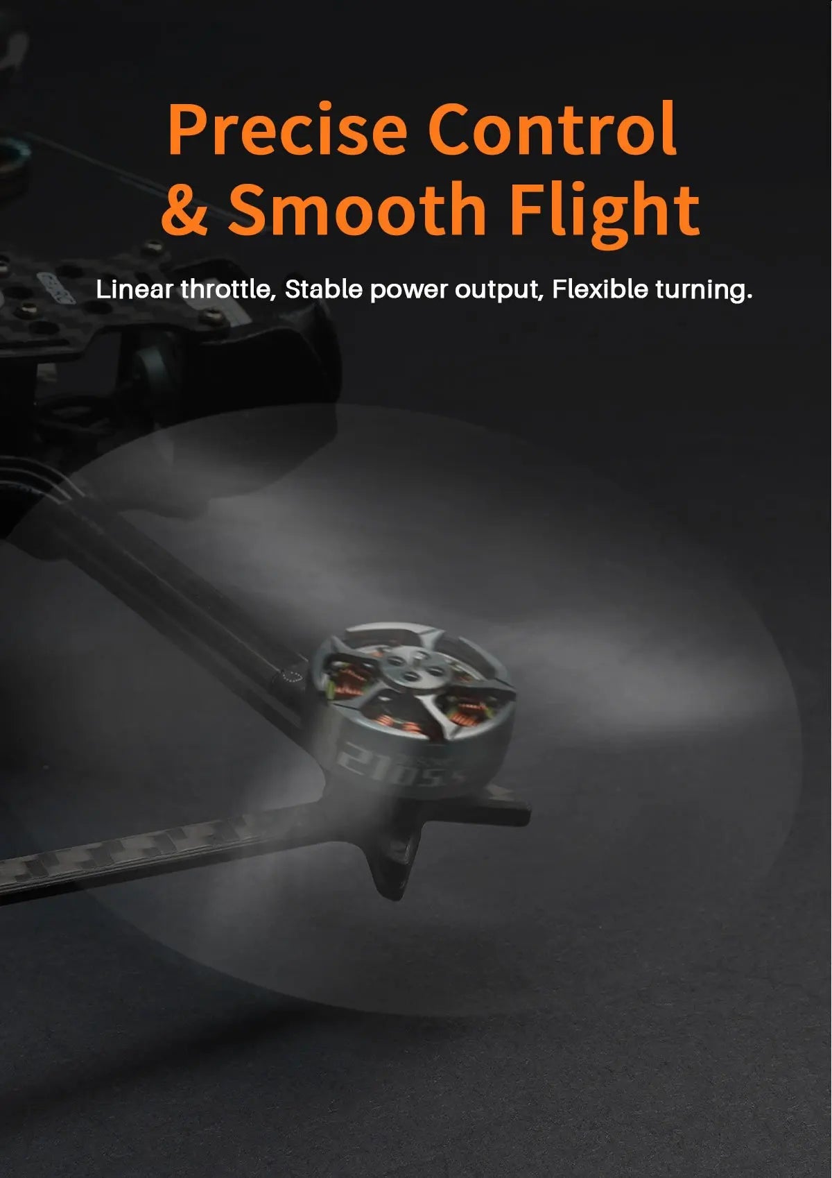GEPRC SPEEDX2 Motor, Precise Control & Smooth Flight Linear throttle, Stable power output, Flexible