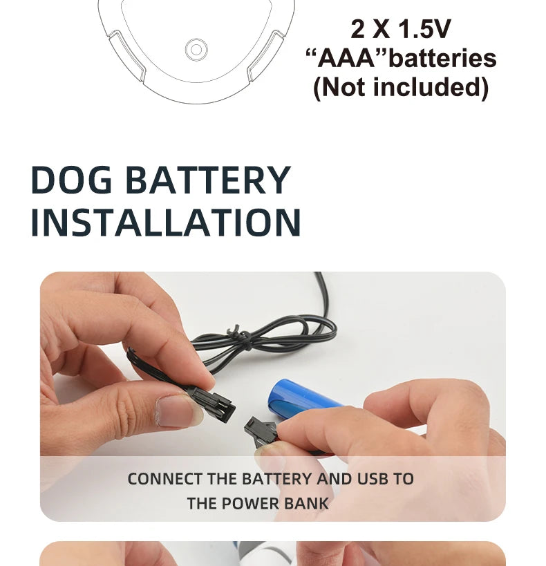 Funny RC Robot Electronic Dog Stunt Dog, 2 X 1.5V #AAA"batteries (Not included) DOG BAT