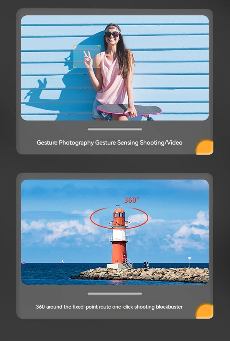 Water Bomb Drone - Optical Flow Aerial Photography Of Four Axis Aircraft Water Bomb Interactive Folding Remote Control Christmas Gift 23 Water Bomb Drone, gesture photography/video 360 360 around the fixed-point route one-