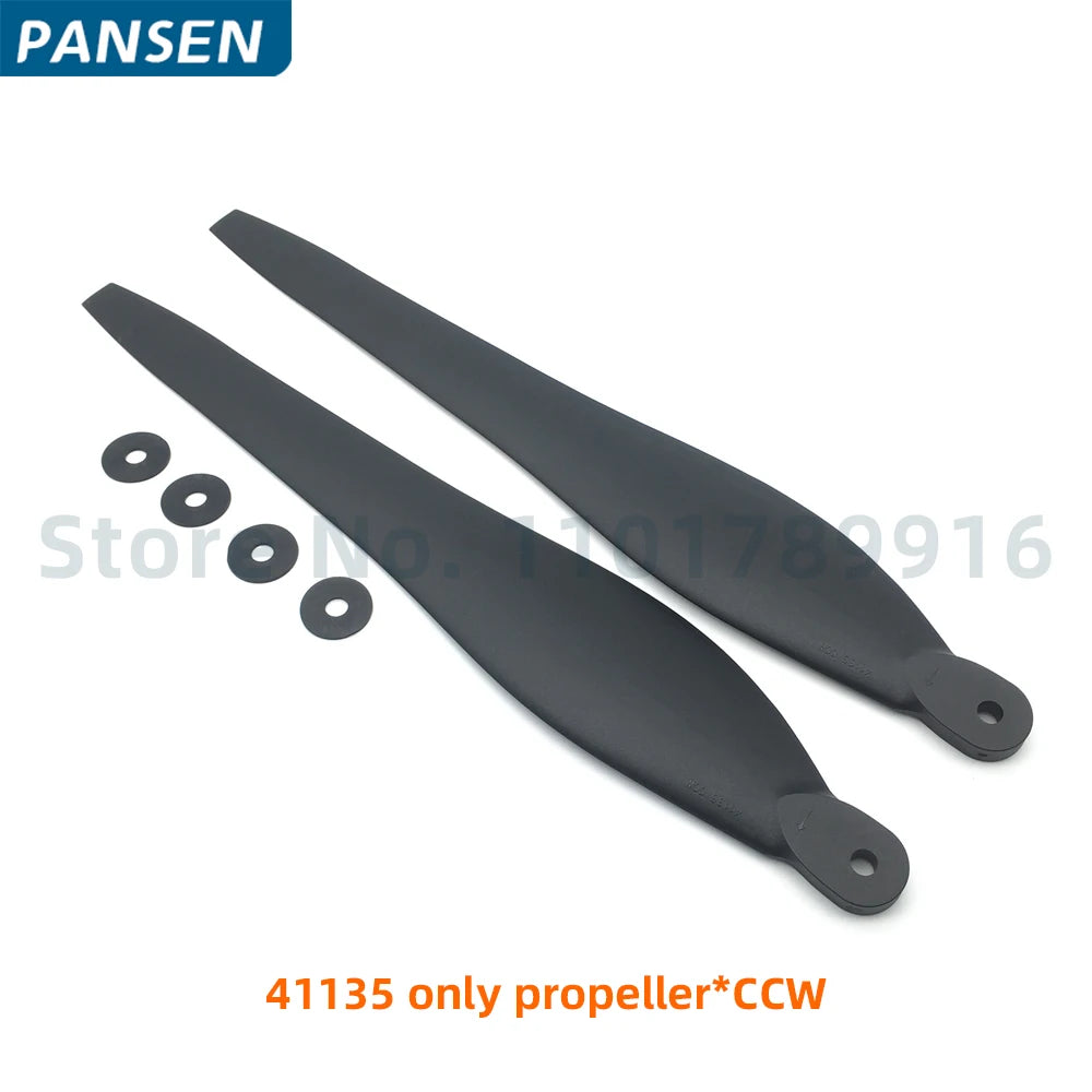 Original Hobbywing 41135 FOC Folding Propeller, Hobbywing FOC folding propellers for X11 power system, made of compound material, suitable for aviation use.