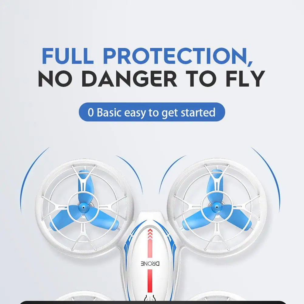 2.4G Remote Control Drone With Led Light Quadcopter Remote Control Helicopter Toy For Boys Gifts 22 full protection, no danger to fly 0 basic easy to started an