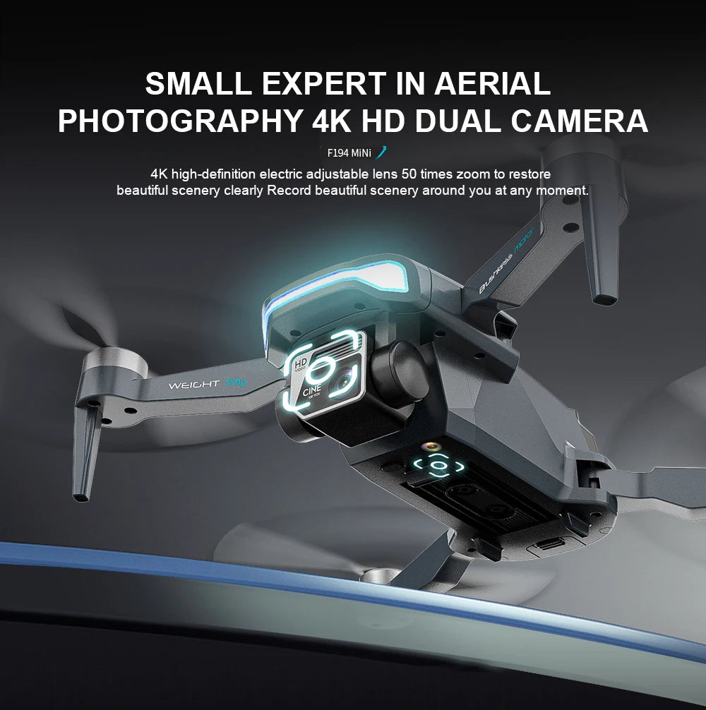 F194 Mini GPS Drone, SMALL EXPERT IN AERIAL PHOTOGRAPHY 4K