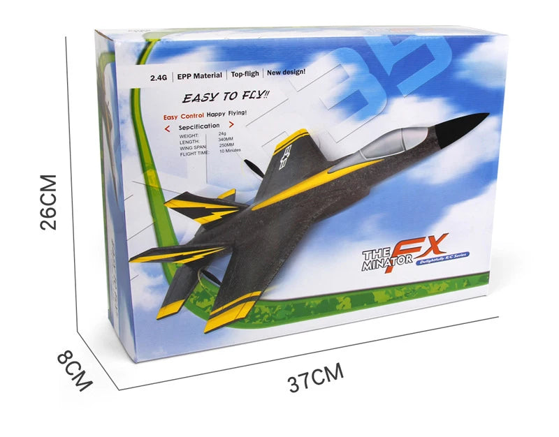Rc Plane SU 57 - Radio Controlled Airplane, Rc Plane SU 57, 2.46 EPP Material Top-fligh New deslgnl EASY