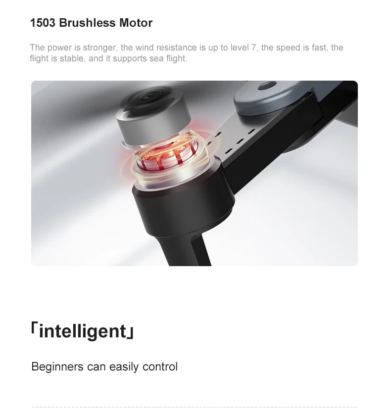 LU10 Drone - 4K Camera Brushless Auadcopter Optical Flow WIFI Remote Control Profesional Foldable Quadcopter Toy Gift 39 LU10 Drone, 1503 brushless motor the power is stronger; the wind resistance is