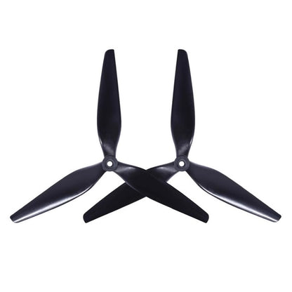 1/2Pairs HQPROP 8X4.5X3 Propeller - 8045 3-Blade CW/CCW Nylon Props For RC FPV Multirotor Drone Quadcopter Airplane Cinelifter