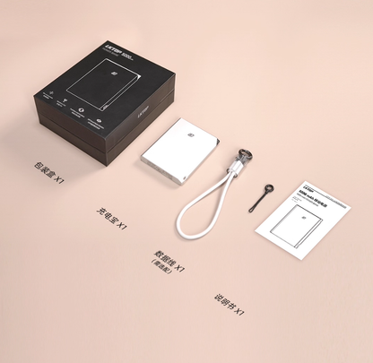 LKTOP PB20 Air 5000mAh 超薄 20W PD 行動電源，CNC 鋁合金，APP 智能控制 & 尋物器，USB-C 轉 USB-C 掛繩線