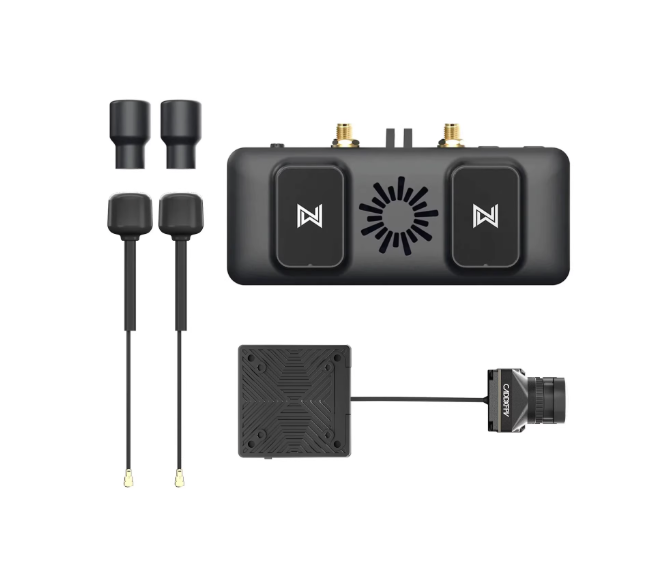 Walksnail Avatar FPV VRX with Avatar HD Pro Kit (Single) – 1080p60 HDMI Out, 5.8GHz, 4-antenna 4km, 2S-6S, Canvas OSD