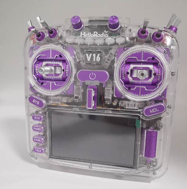 HelloRadioSky V16Max V16 Pro V16R CNCR9 EdgeTX Verici Uzaktan Kumanda ELRS / 4IN1 2.4GHz FPV Drone Uçak Helikopter için