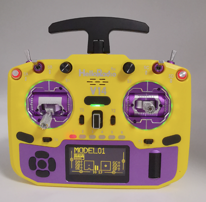 HelloRadioSky V14 MAX/MAX R9 1000мВт ELRS/4IN1 EdgeTX передатчик, пульт дистанционного управления, металлический джойстик RDC9 CNC